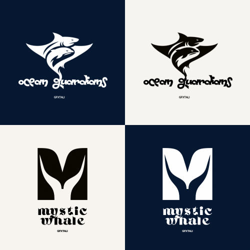 Ocean Guardians & Mystic Whale - Logo